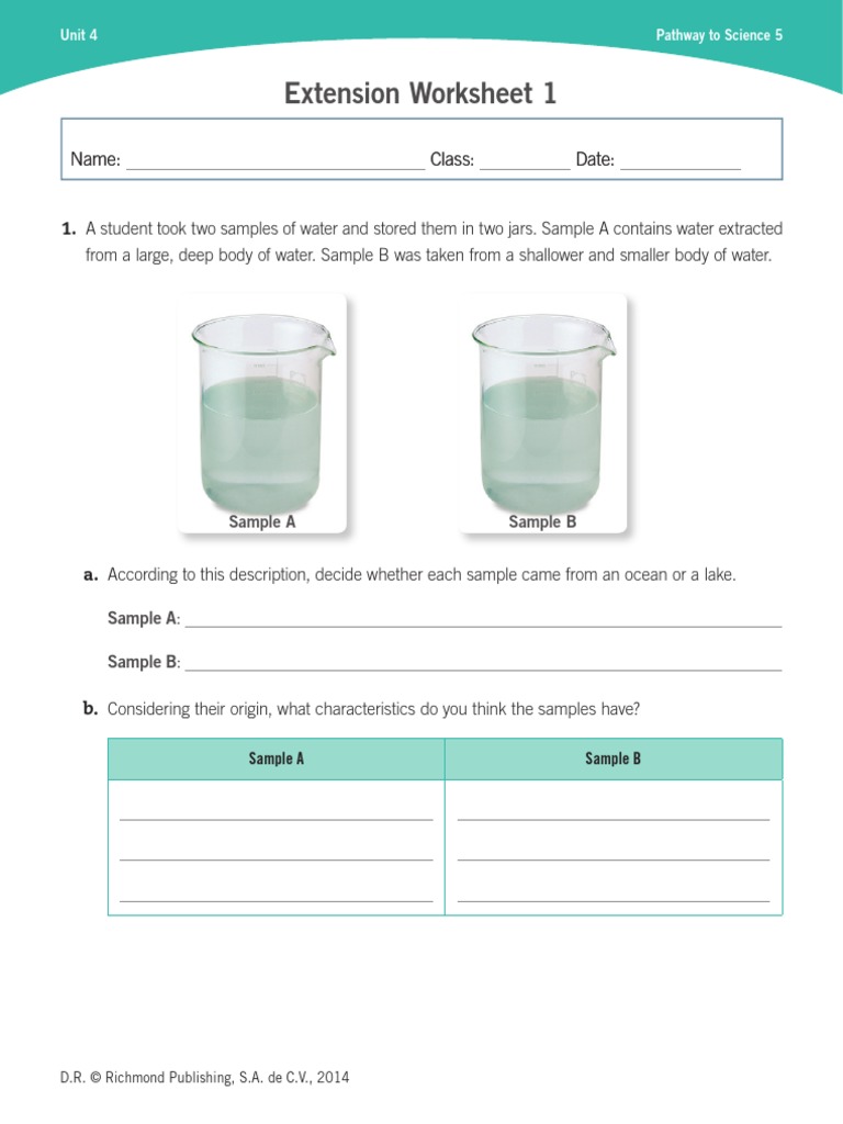 Extension Worksheet 1: Name: Class: Date: Name: Class: Date | PDF