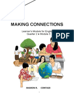 Making Connections: Learner's Module For English 9 Quarter 2 Module 3