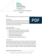 Fundamentals of Cooling II - Humidity in The Data Center Transcript-LV