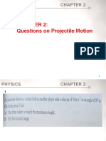 Questions On Projectile Motion: Physics