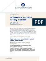 COVID-19 Vaccine Safety Update: Spikevax