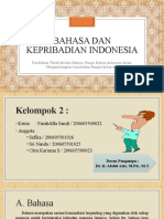 Bahasa Dan Kepribadian Indonesia