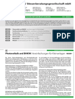 LHV Steuerberatung Steuerinformation Landwirtschaft Q3 2021