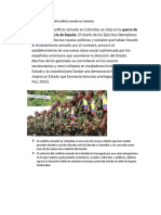 Contexto Histórico Del Conflicto Armado en Colombia