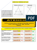 Aplicaciones Del Teorema de Tales