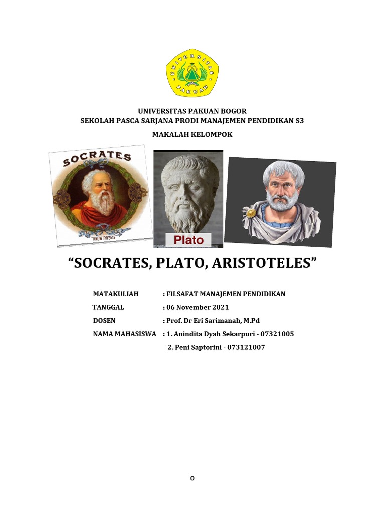Sokrates Plato Aristoteles Pdf