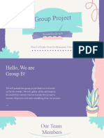Group Project: Presented by Group B