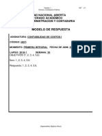 Modelo de Respuesta: Universidad Nacional Abierta Vicerrectorado Académico Área: Administracion Y Contaduria