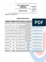 Horarios Tutorías 2021-2