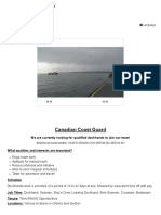 Canadian Coast Guard: Deckhand/Matelot