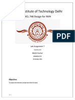 Indian Institute of Technology Delhi: MCL 746 Design For NVH