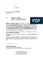 Solicitud de Embargo Del Sueldo