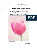 27 Discussion Questions For English Classes MS Word Version