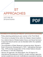 Feminist Approaches: Lecture 3B DR Bhatasara