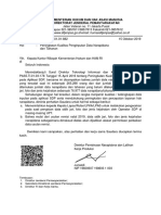 SE Surat Peningkatan Kualitas Penginputan Data Narapidana