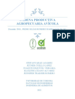 TRABAJO CADENA PRODUCTIVA AGROPECUARIA AVÍCOLA