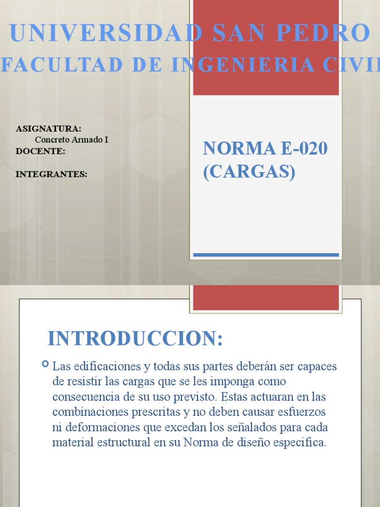 Norma e 020 | PDF