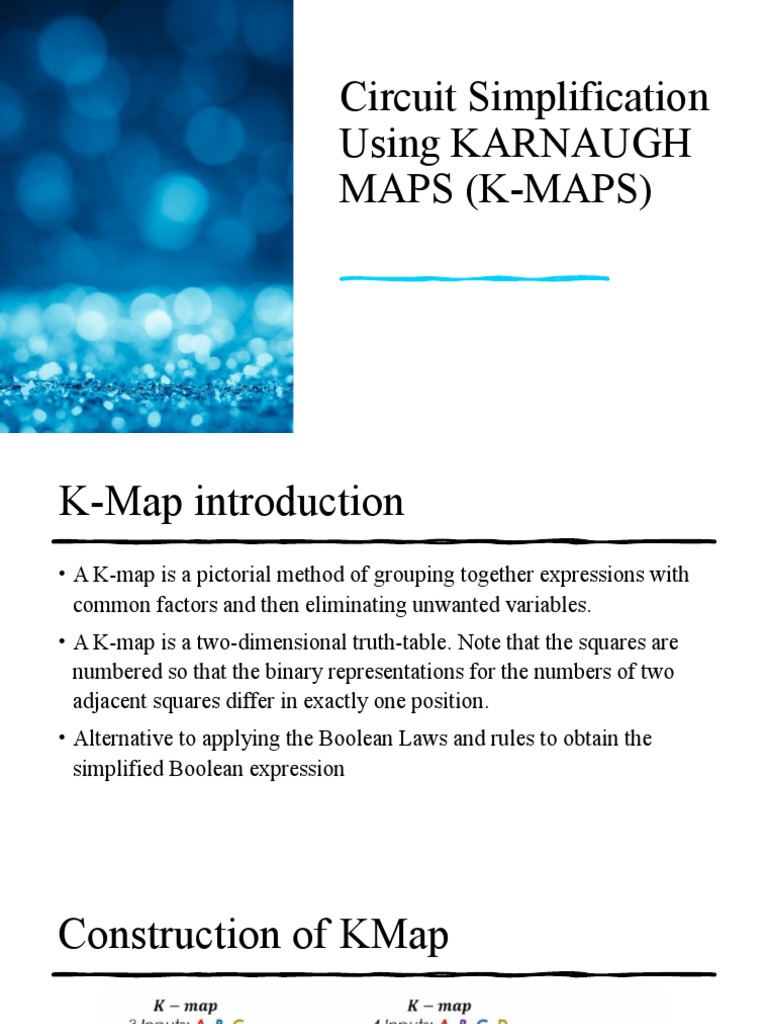 K-Map Simplification Techniques | PDF