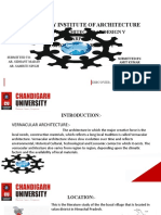 University Institute of Architecture: Subject-Architectural Design V (ARP - 330) Topic - Literature Study