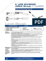 SRG LPG Float Gauge Type 487: Container Connection Mounting Head Materials