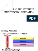 Changing The Attitude in Extension Education: 3 Week