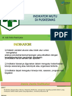 Indikator Mutu Puskesmas Tirta Jaya