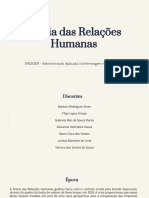 Teoria Das Relações Humanas