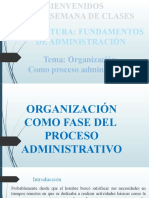 la organización como fase del proceso administrativo 