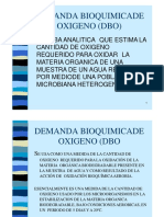 DBO5 - Demanda bioquímica de oxígeno a los 5 días