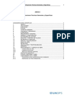 ANEXO I - Sección 7 Especificaciones Técnicas Generales y Específicas