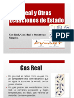 Gas Ideal y Ecuaciones de Estado