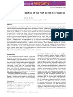 Journal Of: Architectural Properties of The First Dorsal Interosseous Muscle