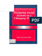 Designing Social Systems in A Changing World - Bela Banathy