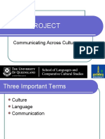 Itamel Project: Communicating Across Cultures