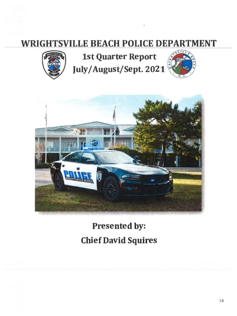 Wrightsville Beach Police Department Quarterly Report PDF