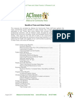 Benefits of Trees and Urban Forests: A Research List