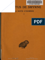 Vian, Quintus de Smyrne. La suite d'Homère. Tome I. Livres I-IV, Paris 1963