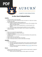 Nitro Ball Game Rules and Scoring | PDF | Volleyball | Team Sports
