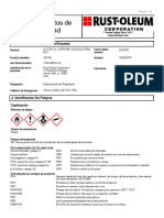 Msds Aerosol Ultra Cover 2x Rust Oleum Azul