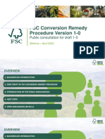 Webinar - FSC Conversion Remedy Procedure Version 1-0 - Draft 1-0 14042020 - EN