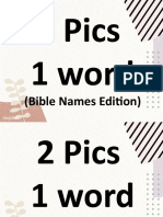 2 Pics 1 Word: (Bible Names Edition)