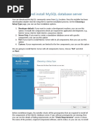 Steps To Install MYSQL