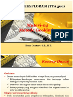 Materi 04 Metode Geokimia