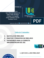 Entregables Iso 9001 2015