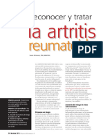 ArtÃ - Culo Artritis Reumatoide (Autoinmuidad) - Lectura Recomendada