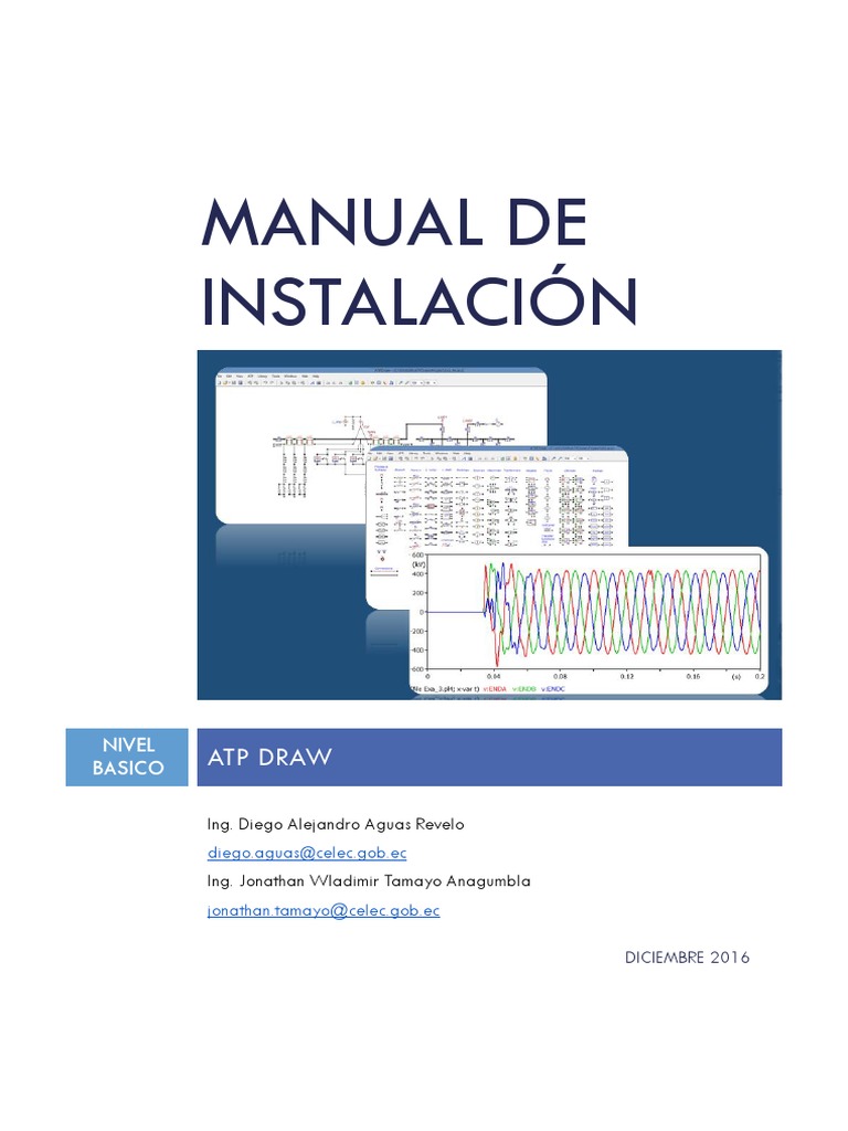 Manual de Instalación ATP Draw | PDF | Negocios | Tecnología