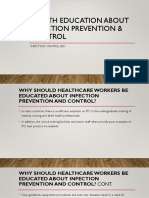 Health Education About Infection Control