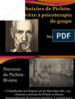 6 - Contribuições de Pichón-Rivière à psicoterapia de grupos