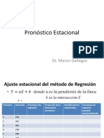 Pronóstico Estacional