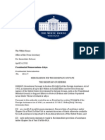 Presidential Memorandum Libya 4 - 26